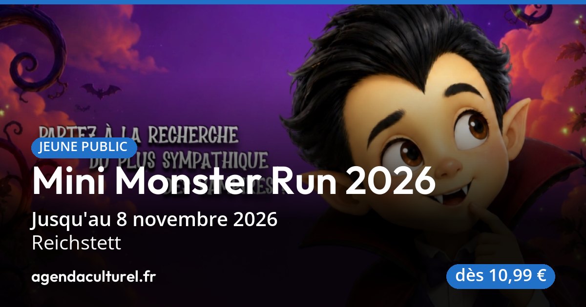 Mini Monster Run à Reichstett du 3 oct. au 8 nov. 2026