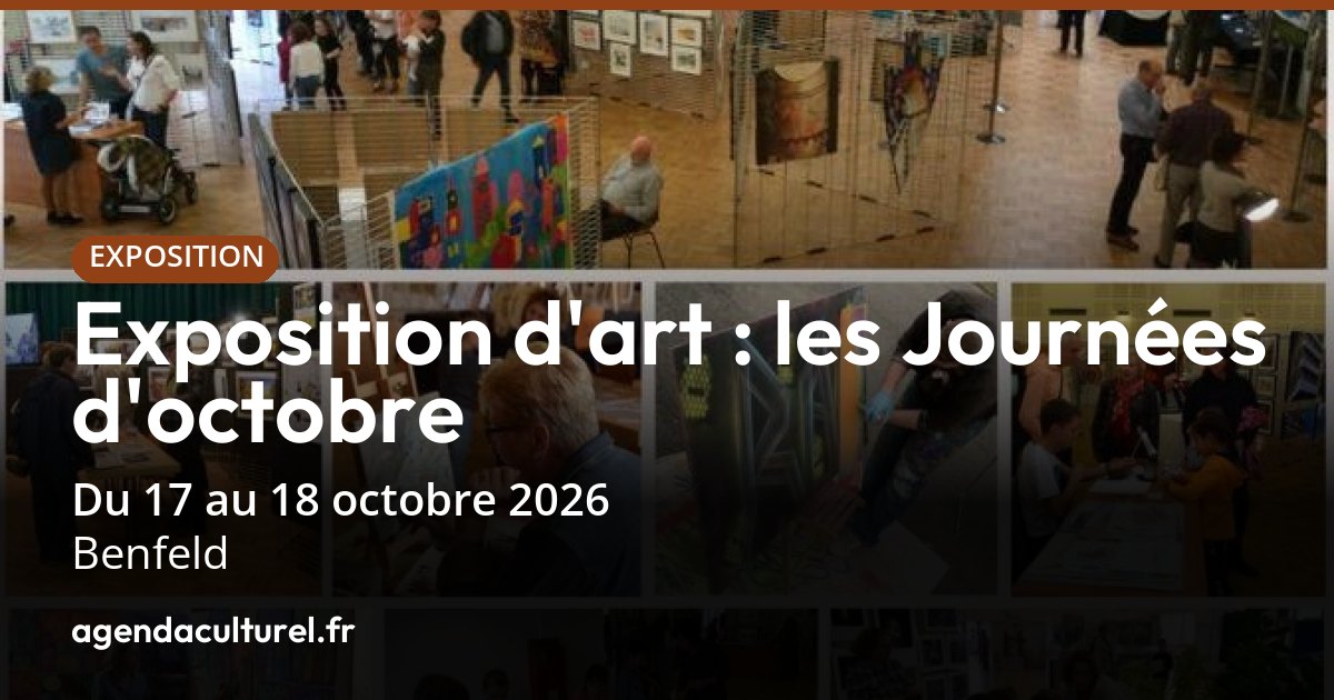 Les Journées d'octobre à Benfeld du 17 au 18 octobre 2026