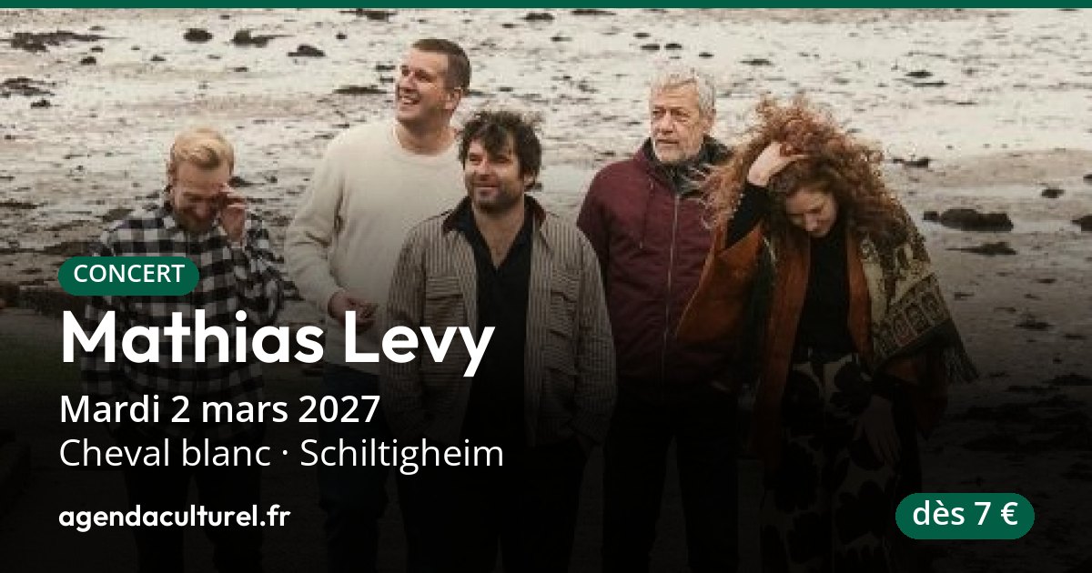 Mathias Levy à Schiltigheim le 2 mars 2027, concert