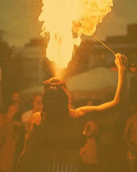 Spectacle de feu