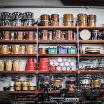 Les multiples instruments des Percussions de Strasbourg