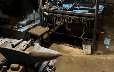 Découverte d'une forge du siècle dernier