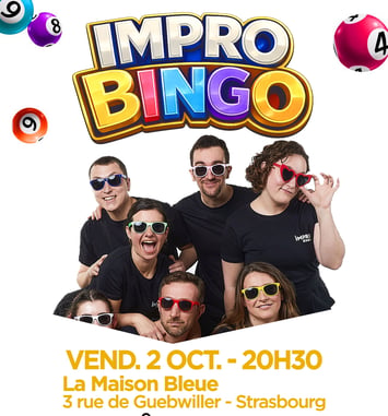 Show d'IMPRO Alsace : Impro bingo !