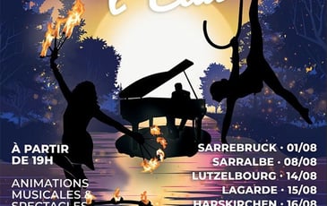 Spectacle flottant, voyage musical intimiste et animations
