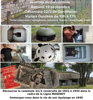 Visite guidée d'une casemate de la ligne Maginot