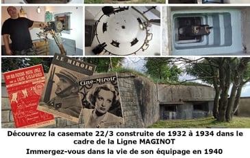 Visite guidée d'une casemate de la ligne Maginot