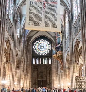 La plus grande impression de la Bible de Gutenberg