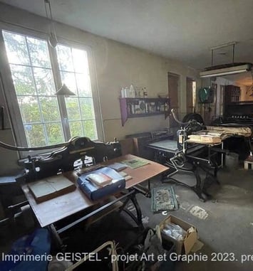 Visite de l'imprimerie lithographique Geistel