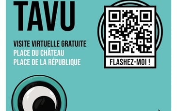 Parcours place de la République avec l'application TAVU