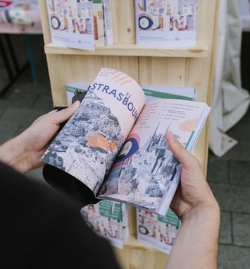 Stand d'information des Journées européennes du patrimoine