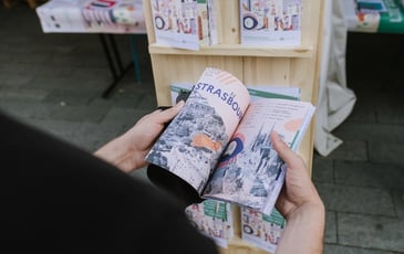 Stand d'information des Journées européennes du patrimoine