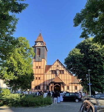 A la découverte d'une église à pans de bois