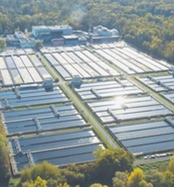 Visite de la station de traitement des eaux usées de l'Eurométropole de Strasbourg