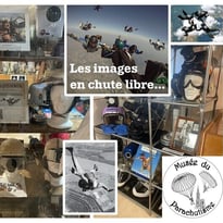 Exposition consacrée au parachutisme et aux images en chute libre