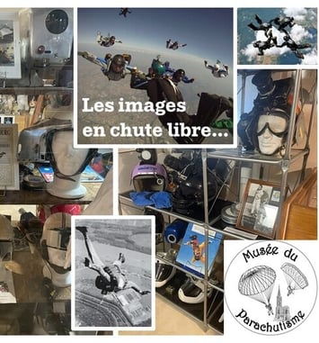 Exposition consacrée au parachutisme et aux images en chute libre