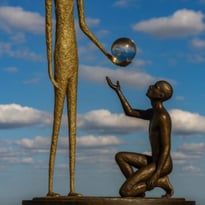 Libre et l'Art, Sculptures en métal dans le Parc du Château