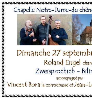 Concert bilingue alsacien - français avec Roland Engel