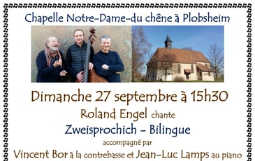 Concert bilingue alsacien - français avec Roland Engel