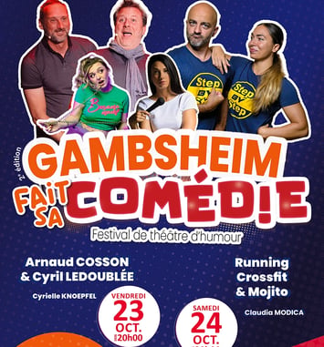 Festival Gambsheim fait sa comédie