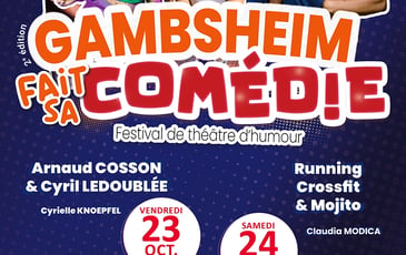 Festival Gambsheim fait sa comédie
