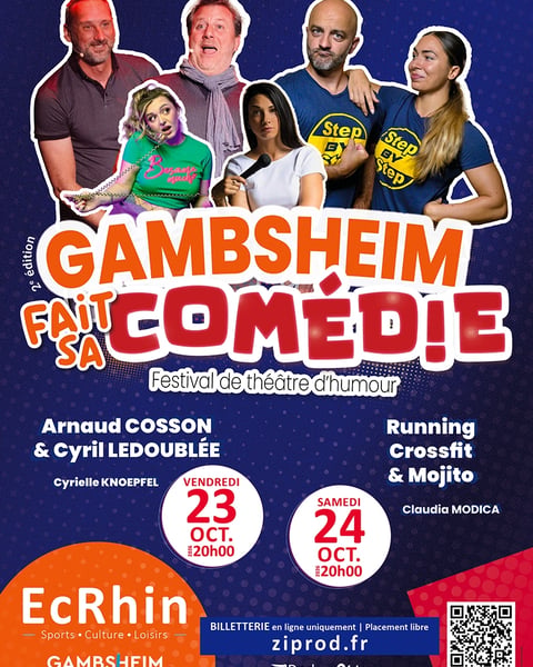 Festival Gambsheim fait sa comédie