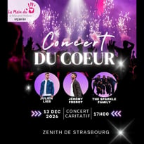 Le Concert du Coeur avec Jérémy Frérot, Julien Lieb & The Sparkle Family