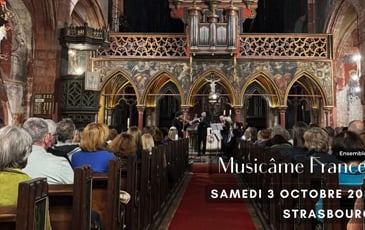 Concert à Strasbourg : Ravel, Debussy, Mozart, Vivaldi, Bach, Piazzolla, Cantemir, Doppler et Waxman