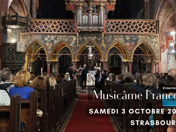 Concert à Strasbourg : Ravel, Debussy, Mozart, Vivaldi, Bach, Piazzolla, Cantemir, Doppler et Waxman