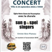 Concert des Sun Gospel Singers à Villé