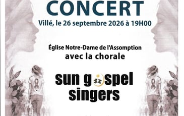 Concert des Sun Gospel Singers à Villé