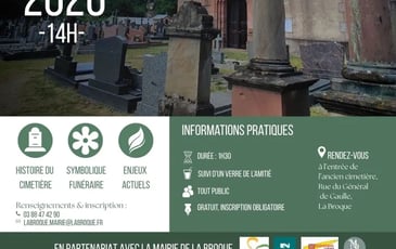 Entre pierre et mémoire : promenade commentée au cimetière ancien de La Broque