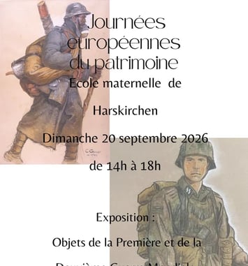 Exposition: Objets de la première et deuxième guerre mondiale