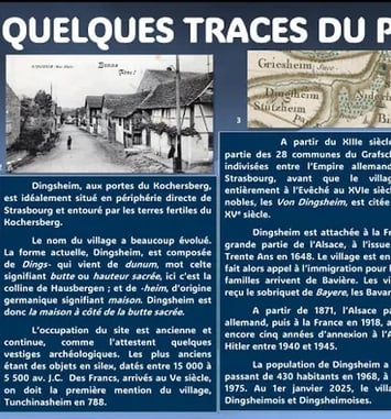 Visite guidée du parcours historique sur Dingsheim