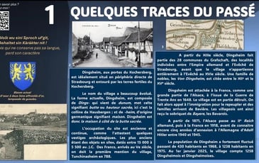Visite guidée du parcours historique sur Dingsheim
