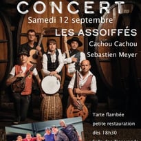 Soirée concert solidaire avec les Assoiffés, les Cachou-Cachou et Sébastien Meyer