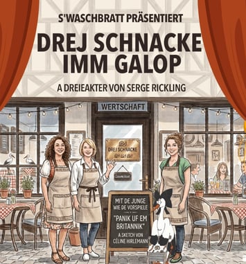 Drej Schnacke imm Galop