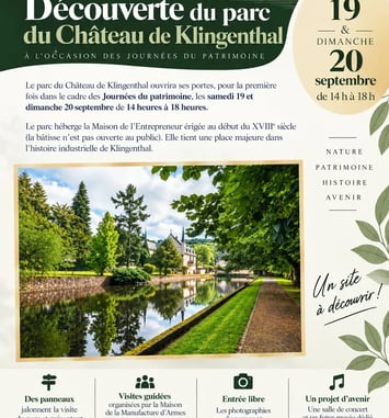 Visite libre du parc du château