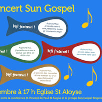 Concert des Sun Gospel Singers à Neudorf