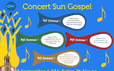 Concert des Sun Gospel Singers à Neudorf