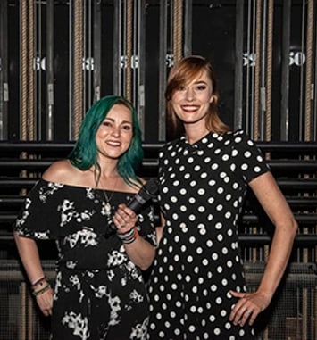 Charlotte Vix et Laura Strubel