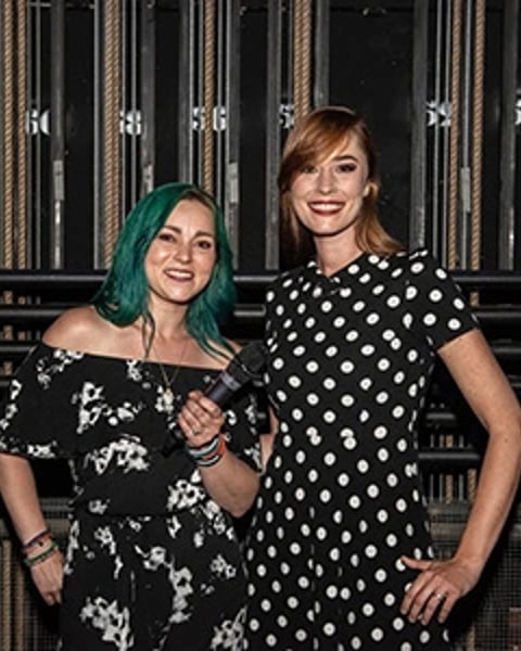 Charlotte Vix et Laura Strubel