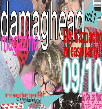 Damaghead (release party) + Knifecrime + No Sex Last Night