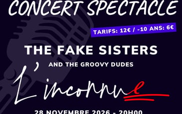 Spectacle L'Inconnue par The Fake Sisters and the Groovy Dudes