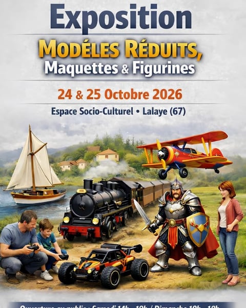 Exposition de modélisme : maquettes & figurines