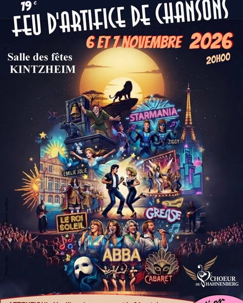 Concert : 19e feu d'artifice de chansons
