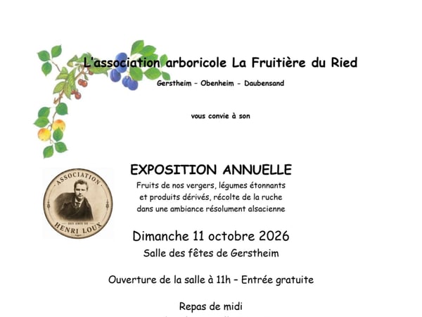 Exposition fruitière et arboricole
