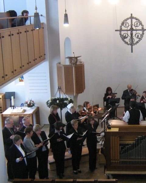 Concert chanté par la chorale Double Croche