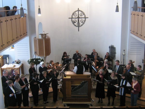 Concert chanté par la chorale Double Croche