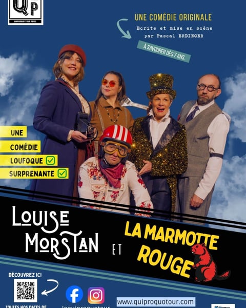 Théâtre : Louise Morstan et la marmotte rouge