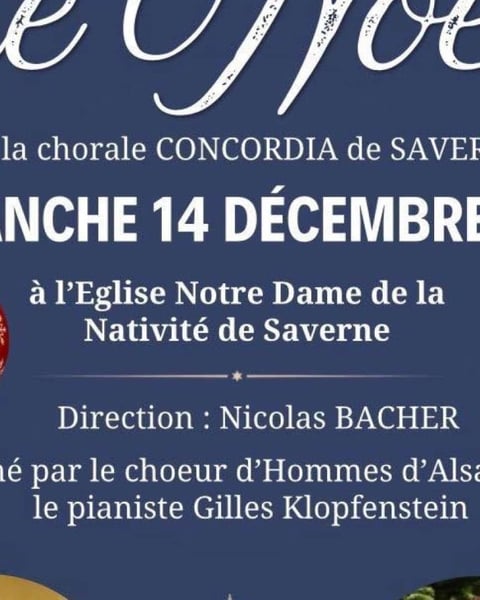 Concert de Noël de la chorale Concordia